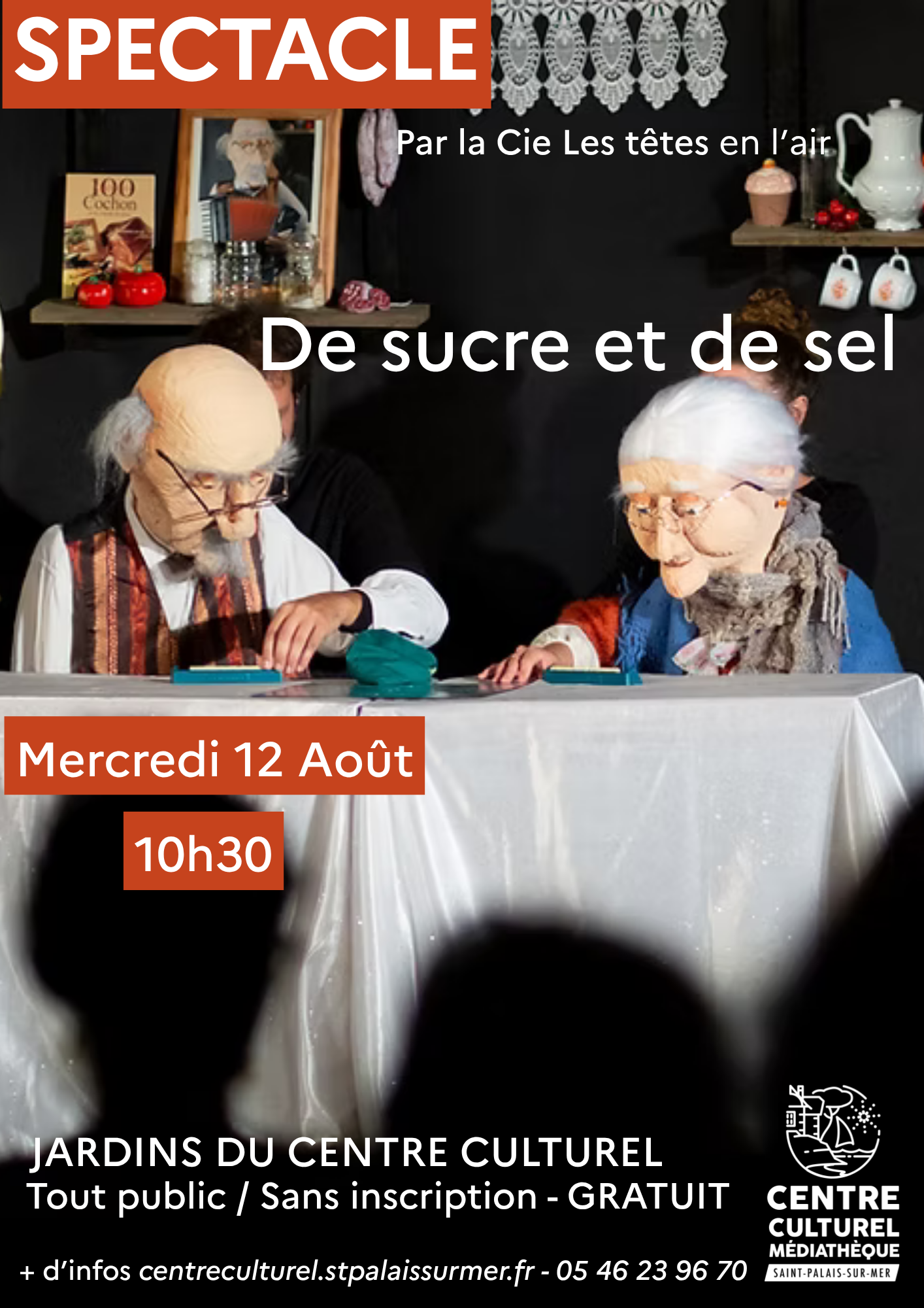 Affiche de sucre et de sel