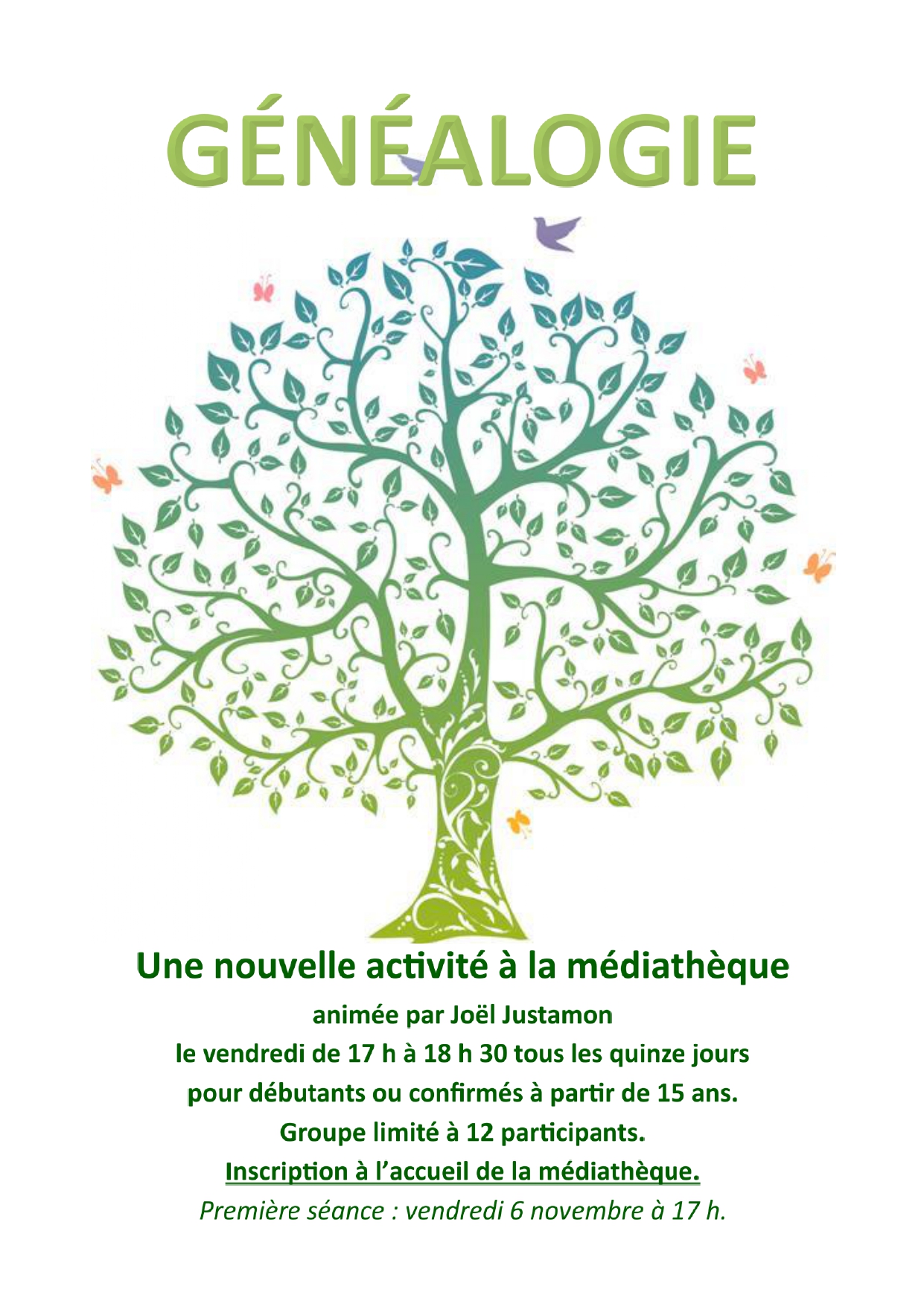 affiche temporaire